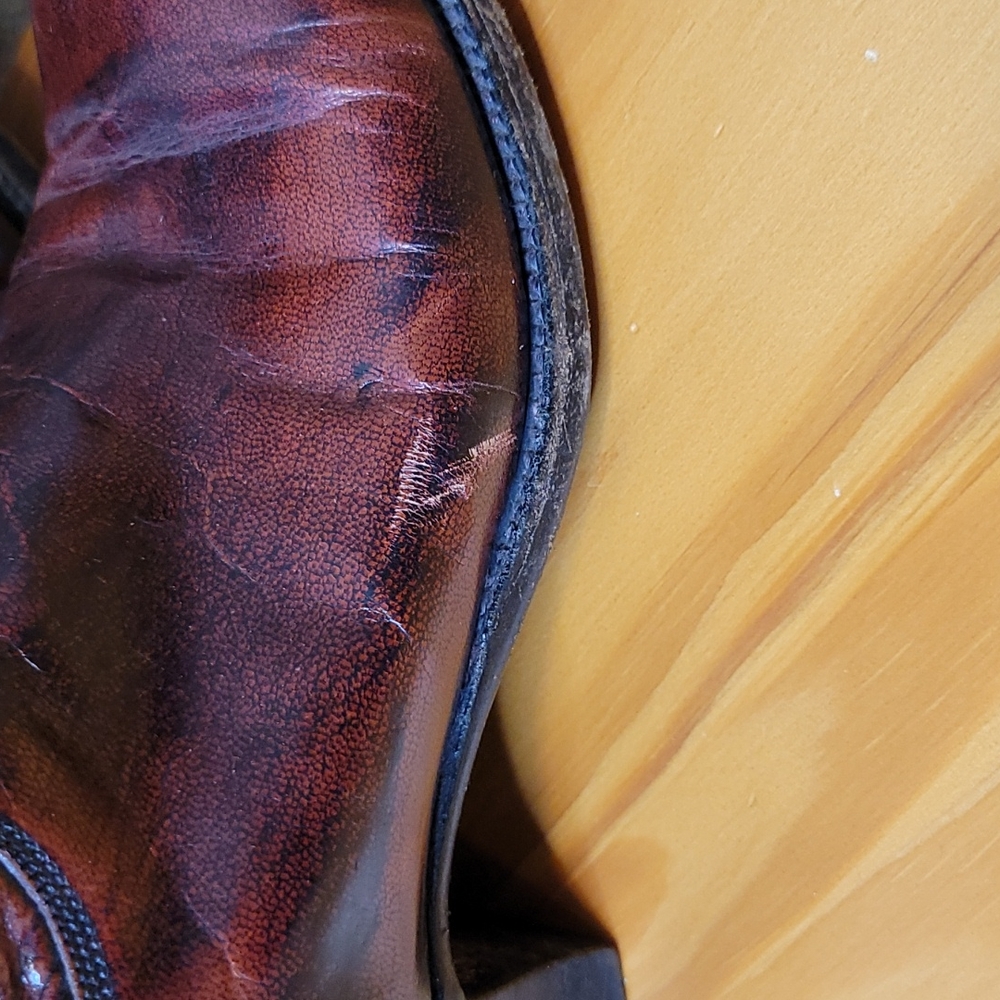 Lucchese Oxblood Cowboy Boots - Picture 10 of 12